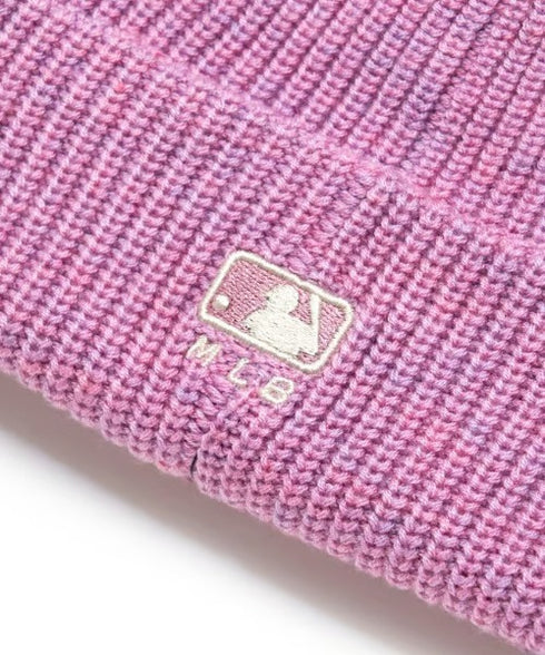 MLB KOREA(エムエルビーコリア)/ロゴ刺繍ビーニー ニット帽/New jelly mid-binnie | AT5254050 | ピンク