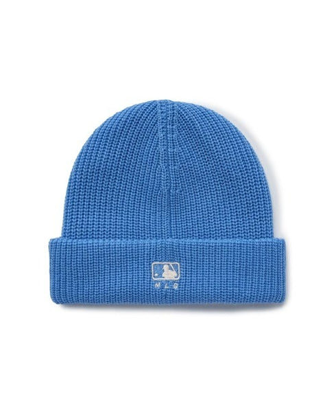 MLB KOREA(エムエルビーコリア)/ロゴ刺繍ビーニー ニット帽/New jelly mid-binnie | AT5254050 | ブルー系その他