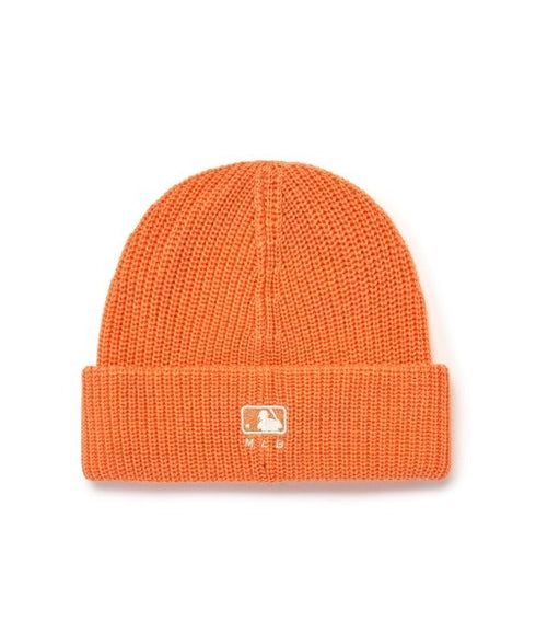 MLB KOREA(エムエルビーコリア)/ロゴ刺繍ビーニー ニット帽/New jelly mid-binnie | AT5254050 | オレンジ