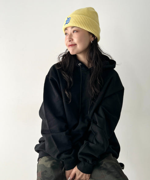 MLB KOREA(エムエルビーコリア)/ロゴ刺繍ビーニー ニット帽/New jelly mid-binnie | AT5254050 | イエロー