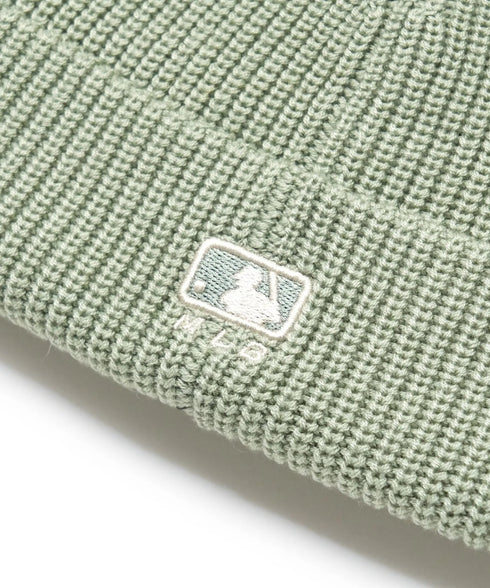 MLB KOREA(エムエルビーコリア)/ロゴ刺繍ビーニー ニット帽/New jelly mid-binnie | AT5254050 | グリーン
