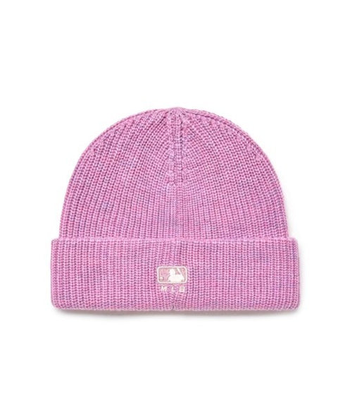 MLB KOREA(エムエルビーコリア)/ロゴ刺繍ビーニー ニット帽/New jelly mid-binnie | AT5254050 | ピンク
