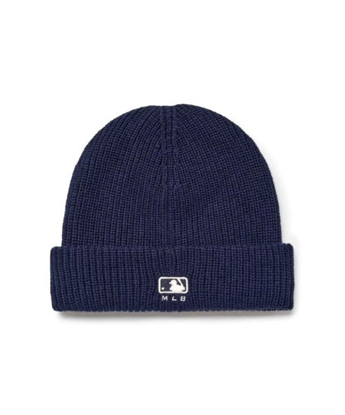 MLB KOREA(エムエルビーコリア)/ロゴ刺繍ビーニー ニット帽/New jelly mid-binnie | AT5254050 | ネイビー