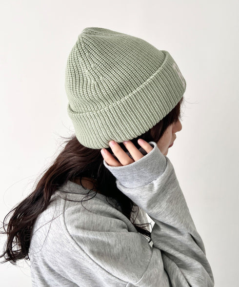 MLB KOREA(エムエルビーコリア)/ロゴ刺繍ビーニー ニット帽/New jelly mid-binnie | AT5254050 | グリーン