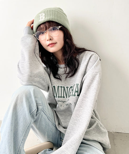 MLB KOREA(エムエルビーコリア)/ロゴ刺繍ビーニー ニット帽/New jelly mid-binnie | AT5254050 | グリーン