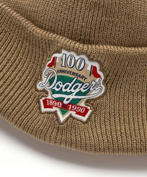 MLB KOREA(エムエルビーコリア)/ロゴパッチ ワッペン ビーニー ニット帽/Patch beanie | AT5254051 | ベージュ