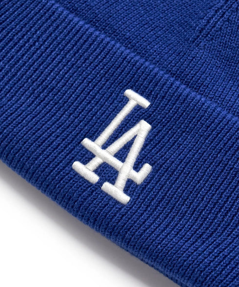 MLB KOREA(エムエルビーコリア)/ロゴパッチ ワッペン ビーニー ニット帽/Patch beanie | AT5254051 | ブルー