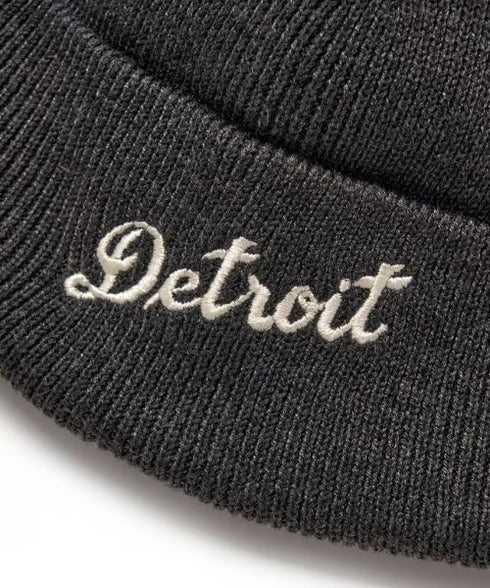 MLB KOREA(エムエルビーコリア)/ロゴパッチ ワッペン ビーニー ニット帽/Patch beanie | AT5254051 | チャコールグレー