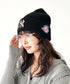 MLB KOREA(エムエルビーコリア)/ロゴパッチ ワッペン ビーニー ニット帽/Patch beanie | AT5254051 | ブラック