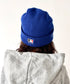 MLB KOREA(エムエルビーコリア)/ロゴパッチ ワッペン ビーニー ニット帽/Patch beanie | AT5254051 | ブルー