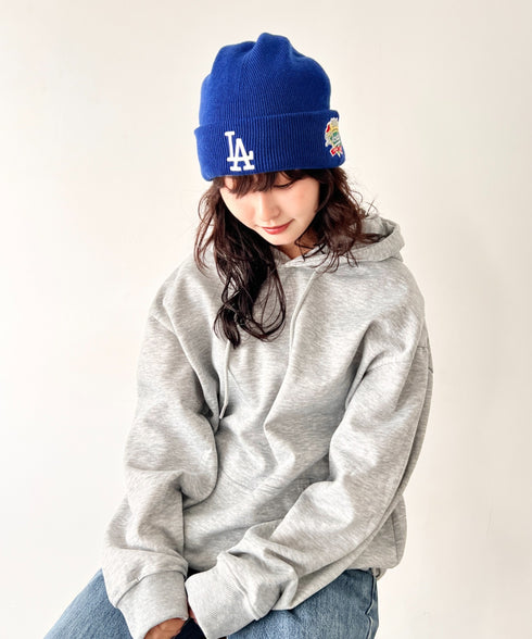 MLB KOREA(エムエルビーコリア)/ロゴパッチ ワッペン ビーニー ニット帽/Patch beanie | AT5254051 | ブルー