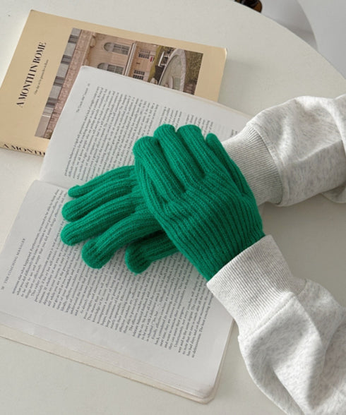 【10色展開】ユニセックススマホ対応ニット手袋 | CL6254022 | グリーン