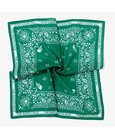 THE NORTH FACE(ザ・ノースフェイス)/コットン プリント バンダナ スカーフ/BANDANA_PAISLEY_80'S/PINE CONE | IM6243034 | グリーン