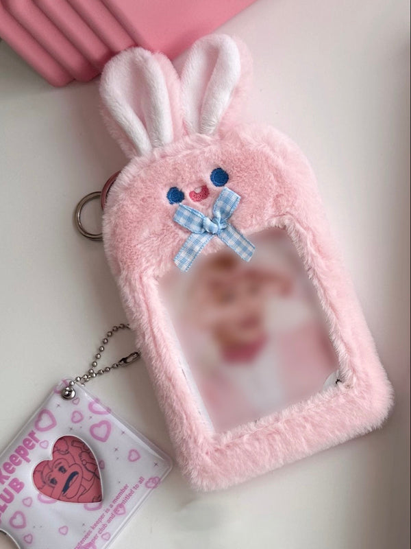 うさぎもこもこカードケース | WO4241605 | ピンク