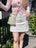 花柄台形ミニスカート | SL2241636 | ホワイト