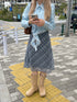 volume lace point tops | SL2243660 | ブルー