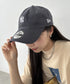 【NEW ERA】ニューエラ キャップ 9TWENTY MLB NY YANKEES  MINI LOGO CAP ニューヨークヤンキース 帽子 | 5192005 | チャコールグレー
