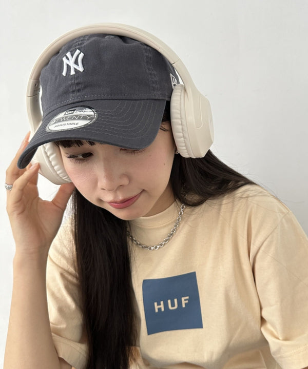 【NEW ERA】ニューエラ キャップ 9TWENTY MLB NY YANKEES  MINI LOGO CAP ニューヨークヤンキース 帽子 | 5192005 | チャコールグレー