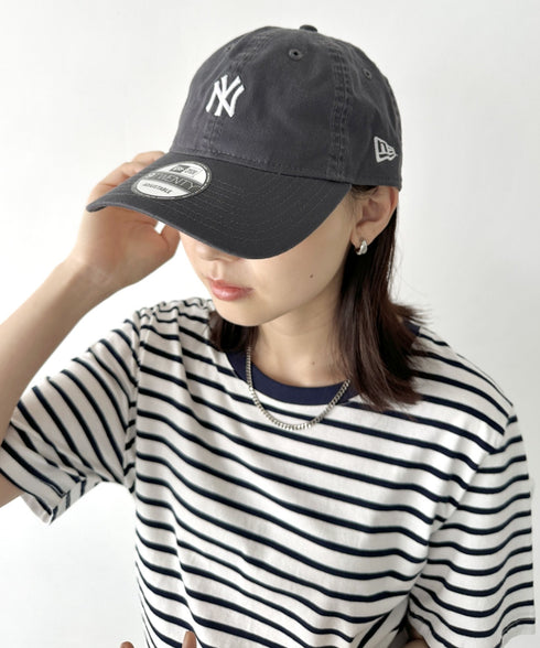 【NEW ERA】ニューエラ キャップ 9TWENTY MLB NY YANKEES  MINI LOGO CAP ニューヨークヤンキース 帽子 | 5192005 | チャコールグレー