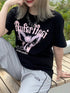 バタフライデザインTシャツ | GR2242531 | ブラック