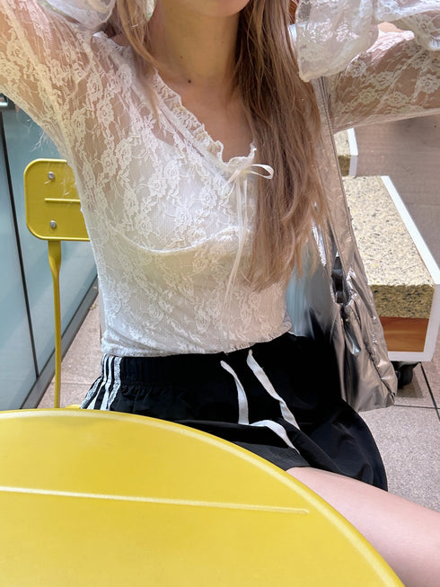 mellow sheer tops | SL2243672 | ホワイト
