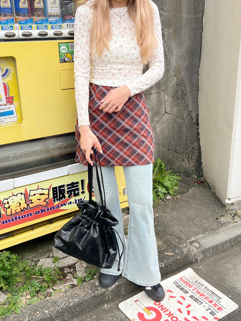fancy flower long tee | SL2243671 | ホワイト