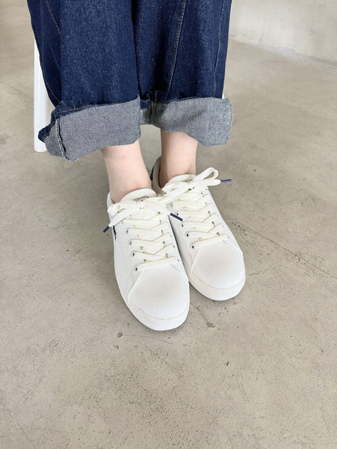 POLOCHAMPS(ポロチャンプス)/ワンポイント刺繍 ローカット キャンバススニーカー | IM3251006 | ネイビー