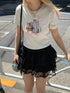 キャットリボンTシャツ | SL2252606 | ライトグレー