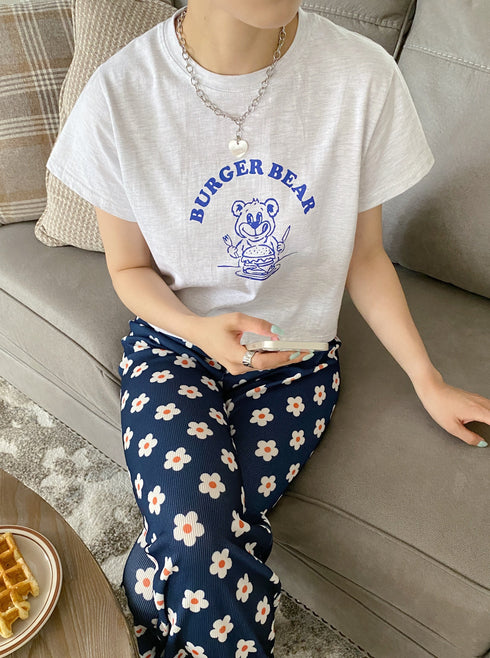 BURGER BEAR T | SL2222766 | ライトグレー