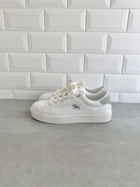 POLOCHAMPS(ポロチャンプス)/ワンポイント刺繍 ローカット キャンバススニーカー | IM3251006 | ライトグレー