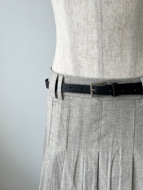 ベルト付きプリーツミニスカート | SL2251610 | ライトグレー