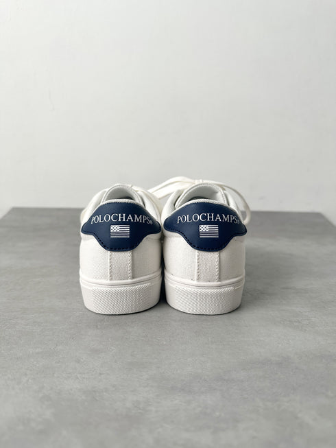 POLOCHAMPS(ポロチャンプス)/ワンポイント刺繍 ローカット キャンバススニーカー | IM3251006 | ネイビー