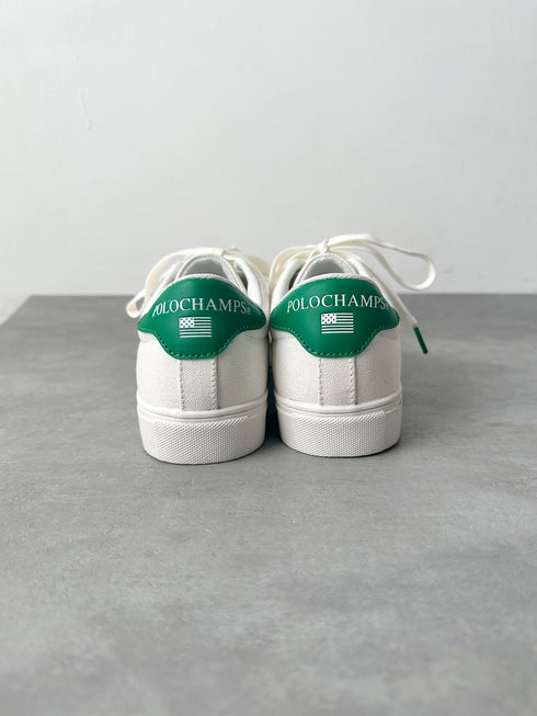 POLOCHAMPS(ポロチャンプス)/ワンポイント刺繍 ローカット キャンバススニーカー | IM3251006 | グリーン