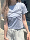 リボンレースデザインTシャツ | SL2242669 | グレー