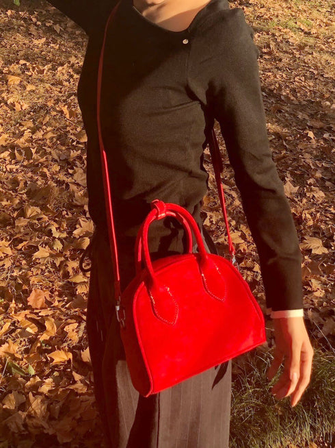 2WAYスエードハンドバッグ | IN1244704 | レッド