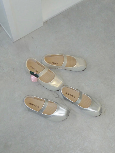 バイカラーバレエシューズ | LD3244901 | アイボリー