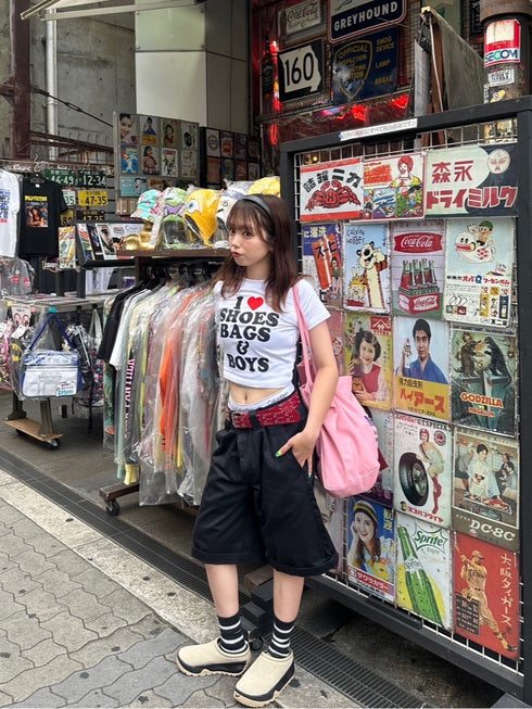 ロゴクロップドTシャツ | LE2242926 | ホワイト