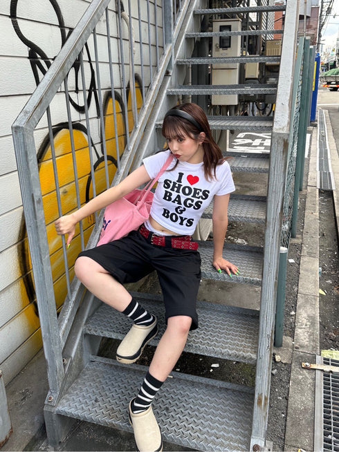 ロゴクロップドTシャツ | LE2242926 | ホワイト