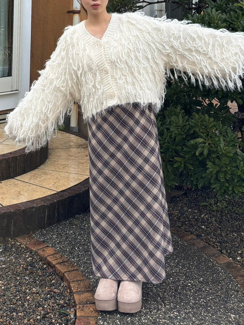 ボリュームニットカーディガン | RN2244002 | ホワイト