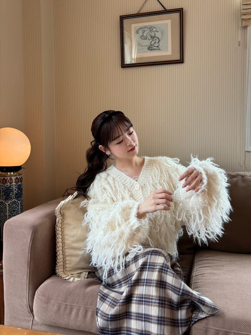 ボリュームニットカーディガン | RN2244002 | ホワイト