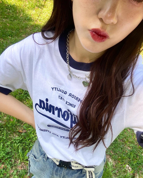 リンガーTシャツ | CH2242801 | ホワイト
