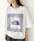 THE NORTH FACE(ザ・ノースフェイス)/ビッグロゴ プリント バンダナ 半袖 Tシャツ/M'S BANDANA S/S R/TEE | IM2251068 | ホワイト
