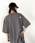 THE NORTH FACE(ザ・ノースフェイス)/ビッグロゴ プリント バンダナ 半袖 Tシャツ/M'S BANDANA S/S R/TEE | IM2251068 | グレー