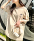 THE NORTH FACE(ザ・ノースフェイス)/ビッグロゴ プリント バンダナ 半袖 Tシャツ/M'S BANDANA S/S R/TEE | IM2251068 | ベージュ