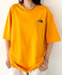 THE NORTH FACE(ザ・ノースフェイス)/ビッグロゴ プリント バンダナ 半袖 Tシャツ/M'S BANDANA S/S R/TEE | IM2251068 | オレンジ