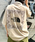 THE NORTH FACE(ザ・ノースフェイス)/ビッグロゴ プリント バンダナ 半袖 Tシャツ/M'S BANDANA S/S R/TEE | IM2251068 | ベージュ