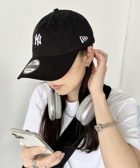 【NEW ERA】ニューエラ キャップ 9TWENTY MLB NY YANKEES  MINI LOGO CAP ニューヨークヤンキース 帽子 | 5192005 | ブラック