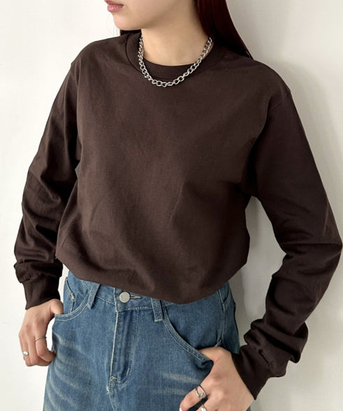 GILDAN(ギルダン) /ベーシック ロングスリーブ Tシャツ コットン ビッグシルエット オーバーサイズ サイズカラバリ豊富 長袖 ロンT 6.0オンス | 2193062 | ダークブラウン