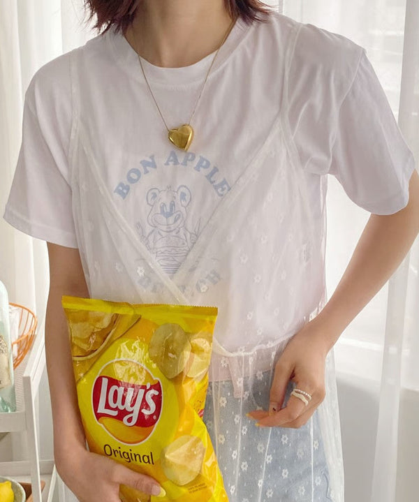 ＜SL2232702＞　Bear lunch T