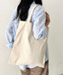 【NEWTRAL(ニュートラル)】/無地トート PC・A4収納 コットン100% エコバッグ/101 Basic Tote Bag Lサイズ | IM1262092 | ナチュラル
